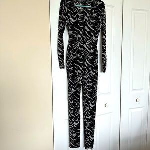 Animal print jumpsuit